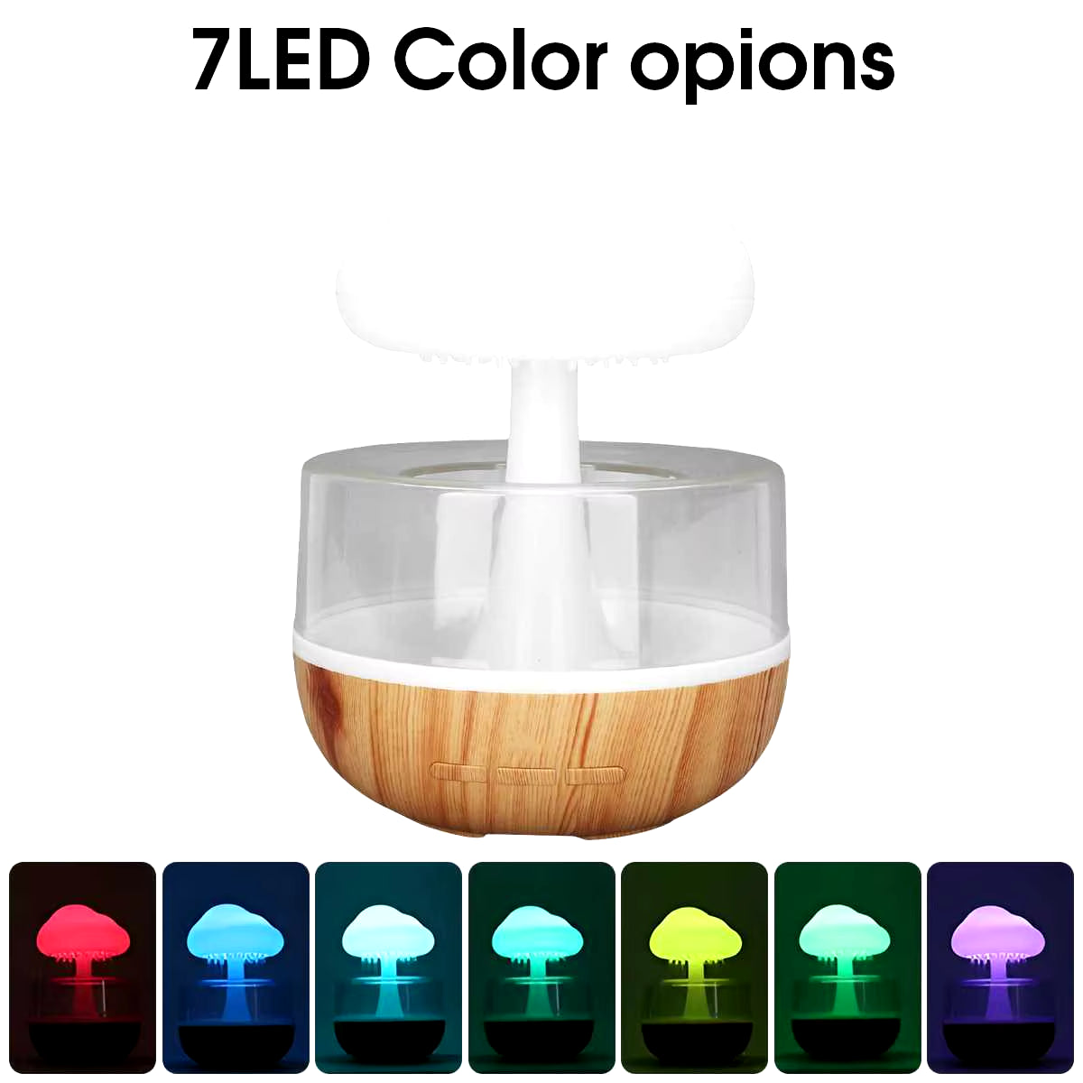 Mini Humidificador USB con Luz LED