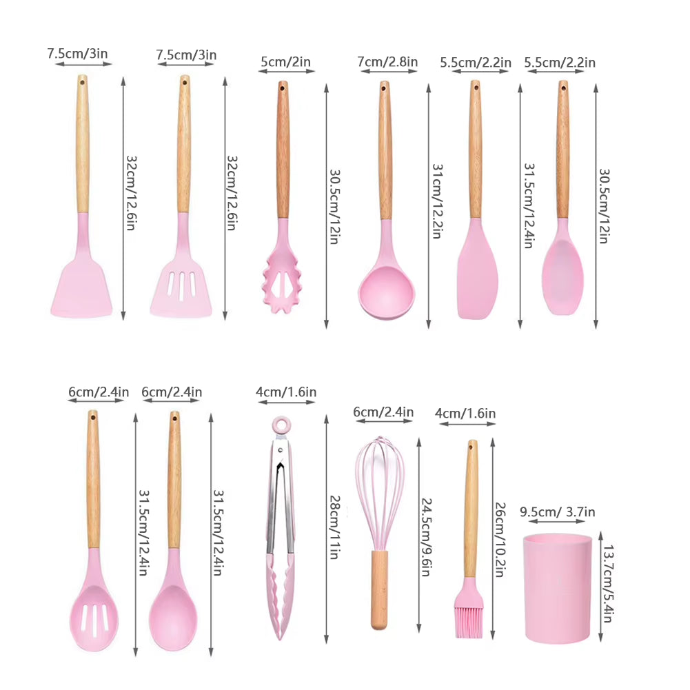 Juego de Utensilios de Cocina 12 Piezas