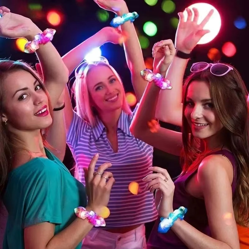 Coleteros con Luces LED para Niñas (10 Piezas)