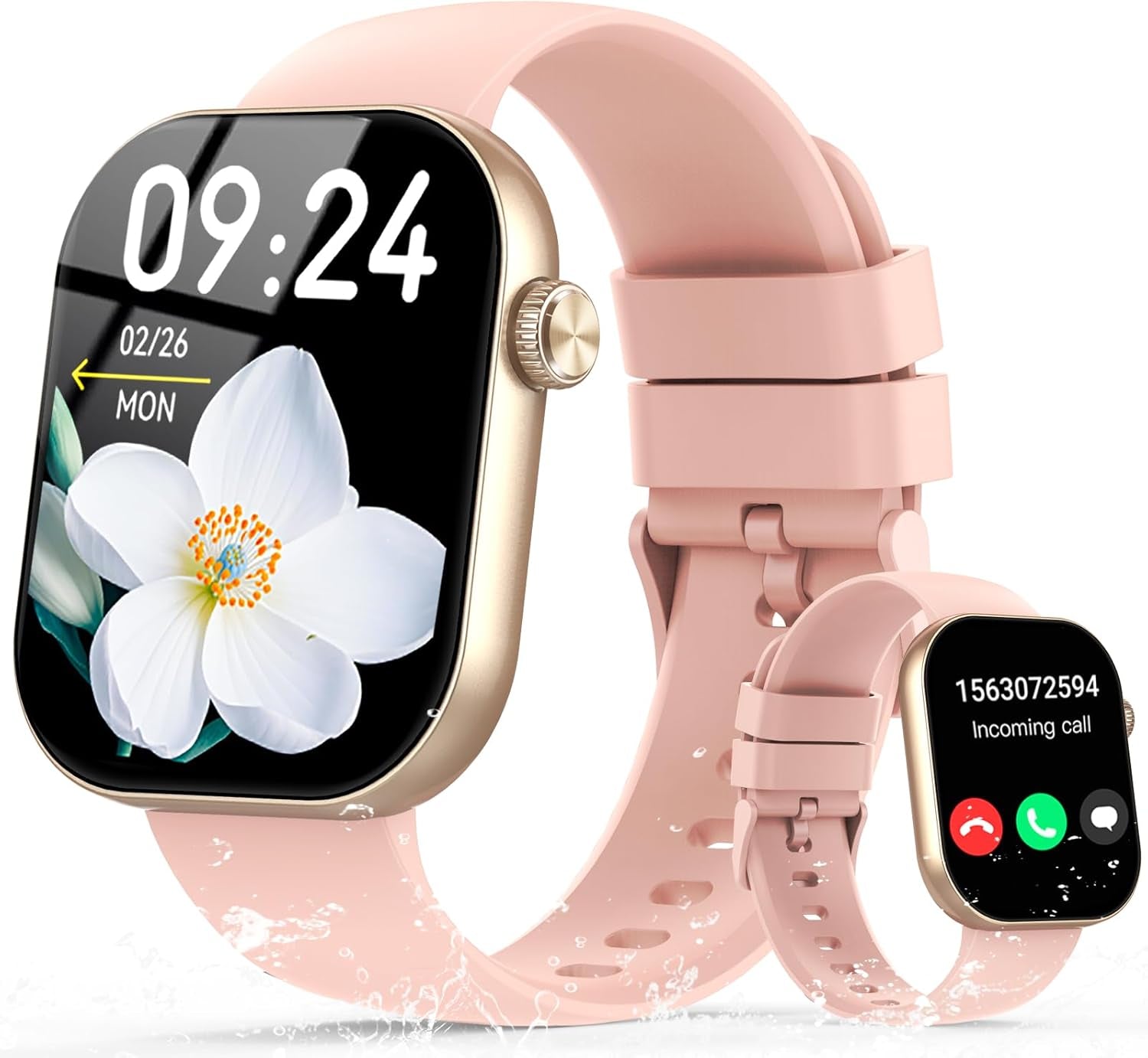 Reloj Inteligente Mujer Hombre Con Llamadas Bluetooth, 2.01