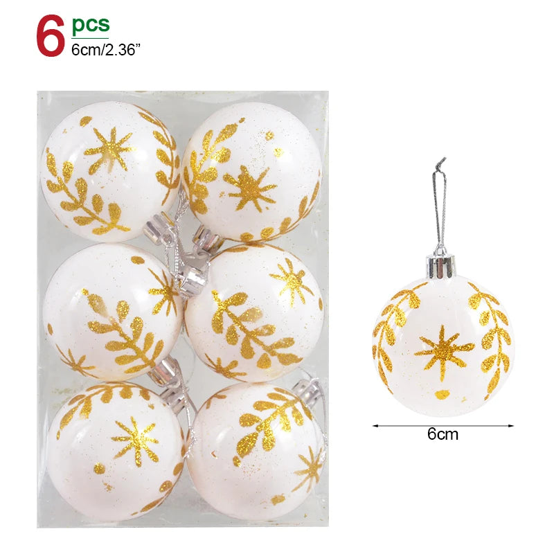 Caja con Bolas para Árbol de Navidad