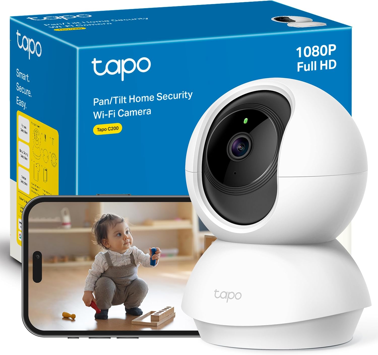 Cámara IP Wifi 360° Cámara De Vigilancia FHD 1080P