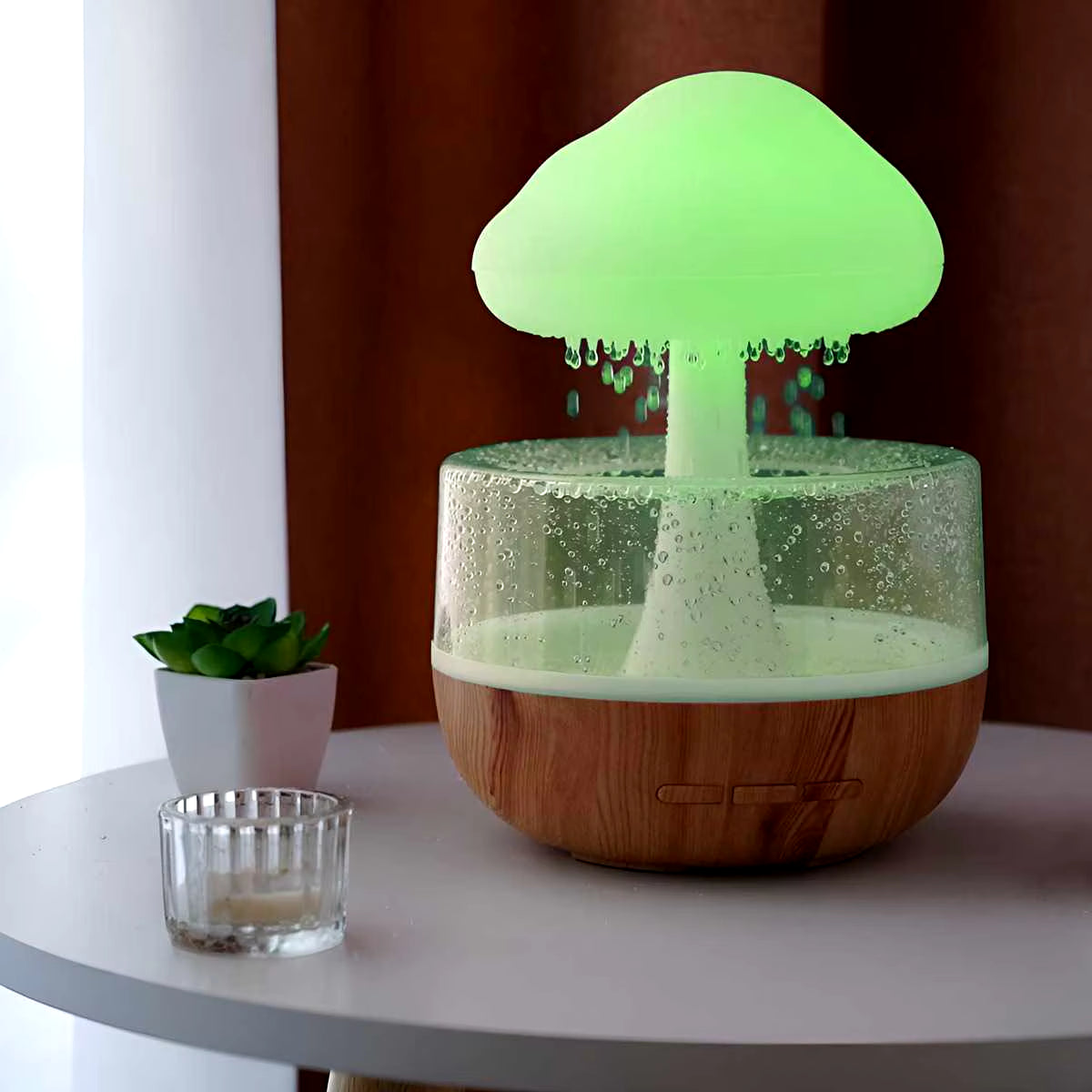 Mini Humidificador USB con Luz LED