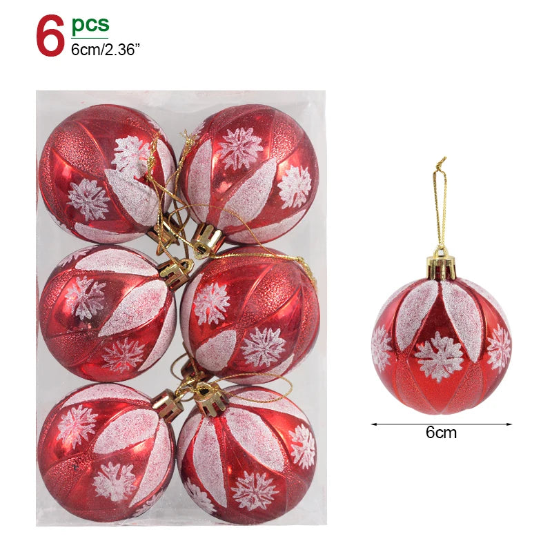 Caja con Bolas para Árbol de Navidad