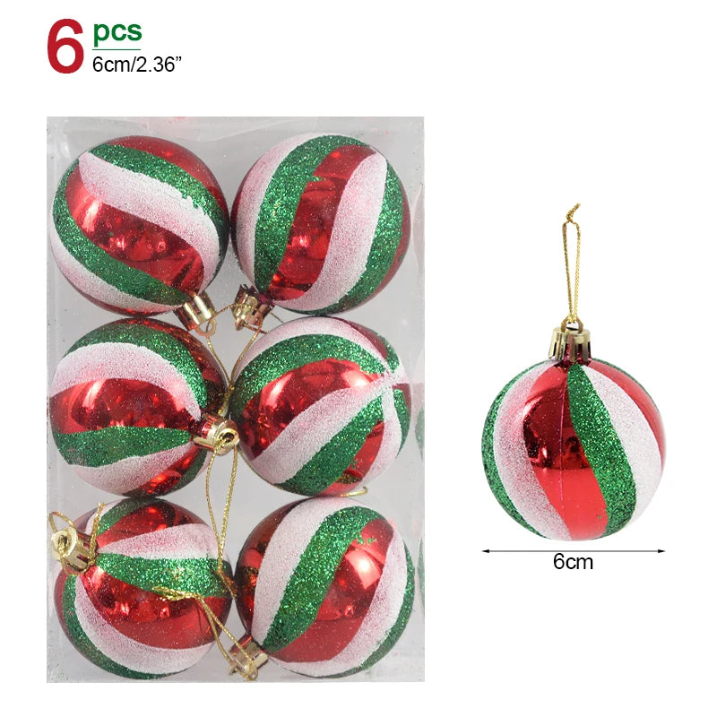 Caja con Bolas para Árbol de Navidad