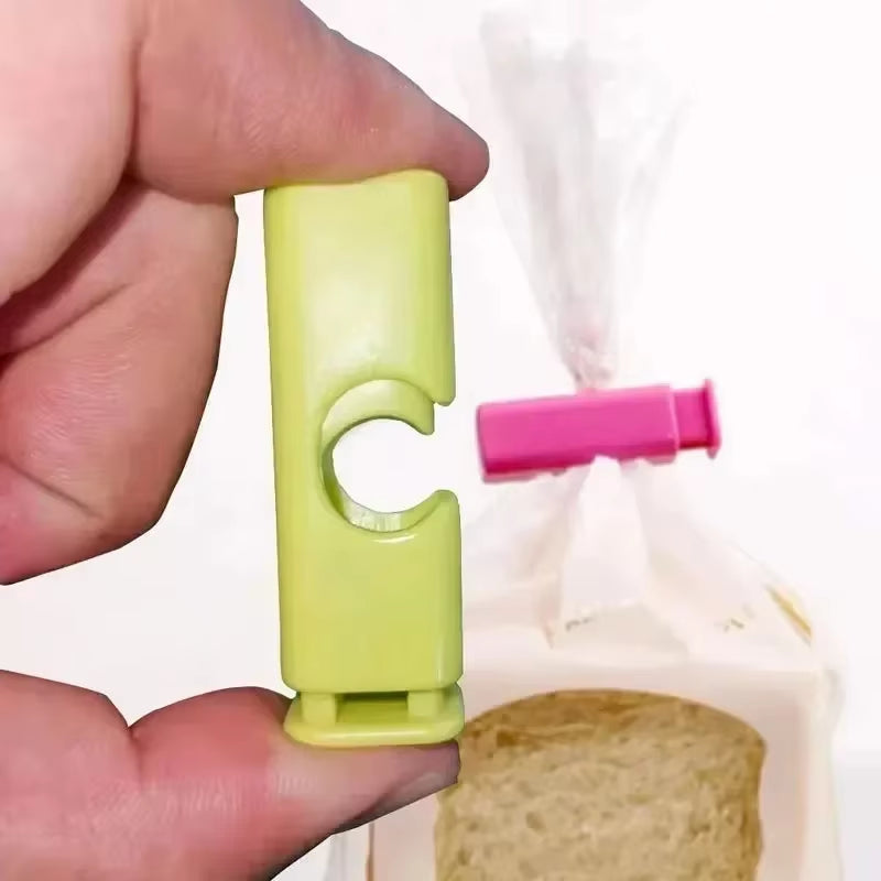 12 PCS Clips de Plástico para Bolsas de Pan y Snacks