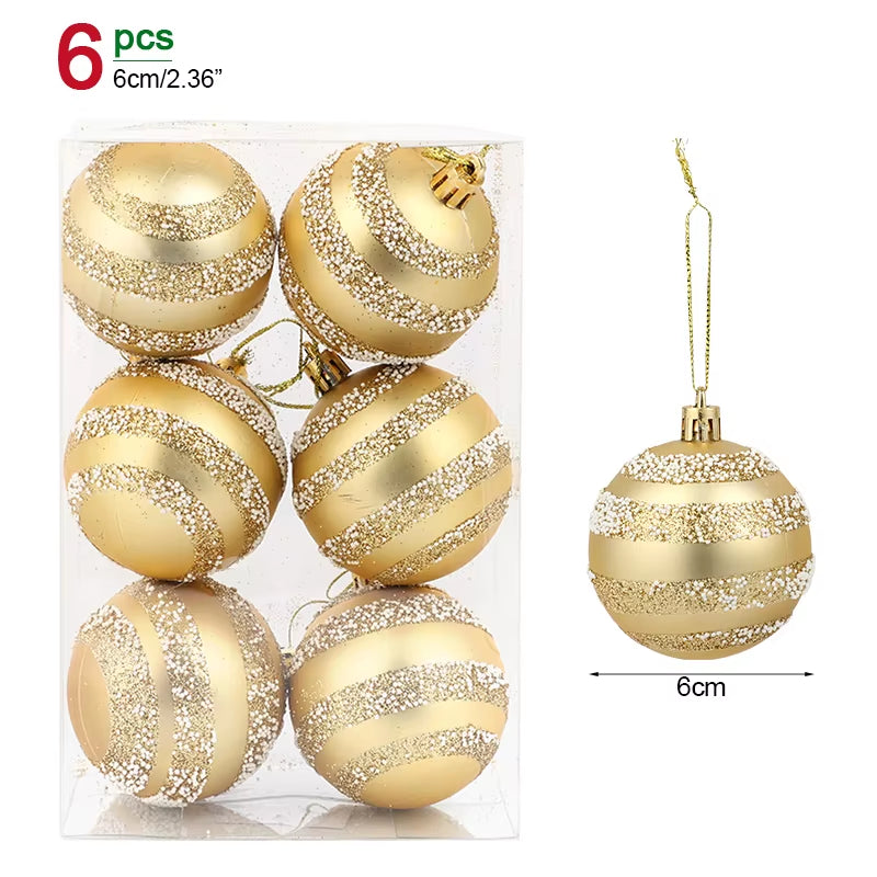 Caja con Bolas para Árbol de Navidad