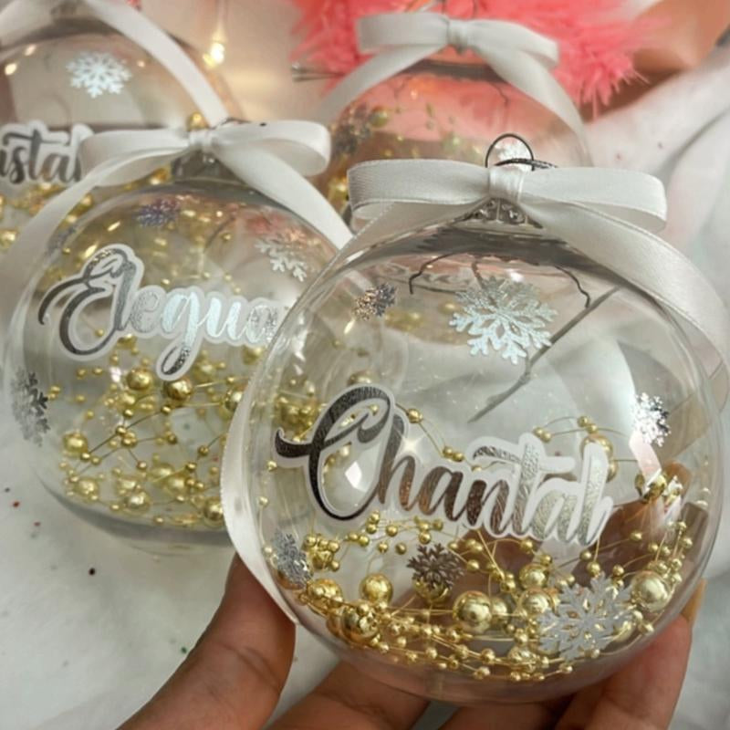 Bolas Navideñas Personalizadas