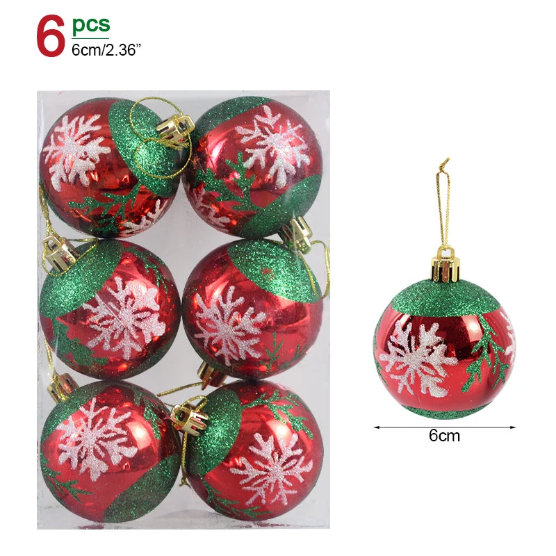 Caja con Bolas para Árbol de Navidad