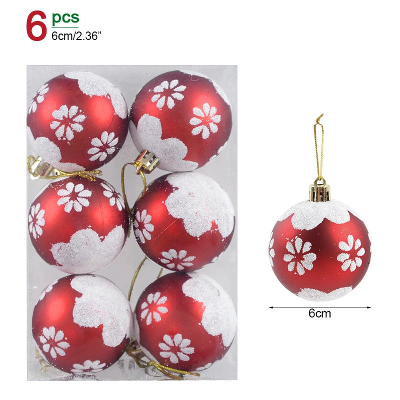 Caja con Bolas para Árbol de Navidad