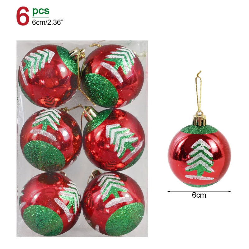 Caja con Bolas para Árbol de Navidad