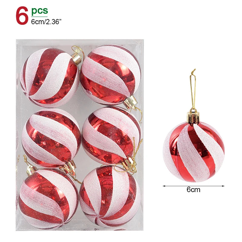 Caja con Bolas para Árbol de Navidad
