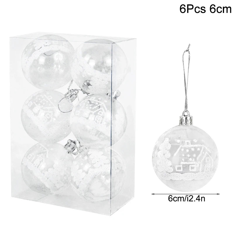 Caja con Bolas para Árbol de Navidad