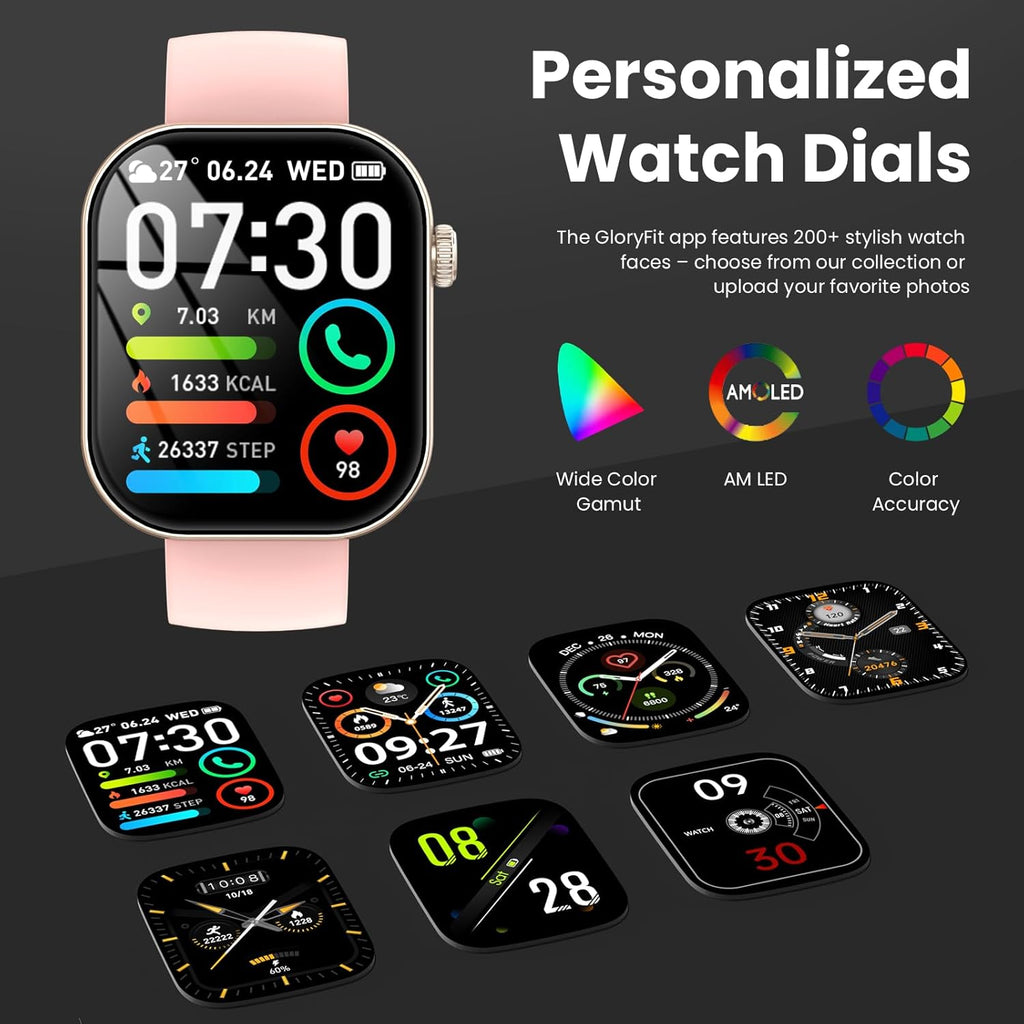 Reloj Inteligente Mujer Hombre Con Llamadas Bluetooth, 2.01