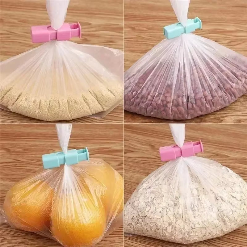 12 PCS Clips de Plástico para Bolsas de Pan y Snacks