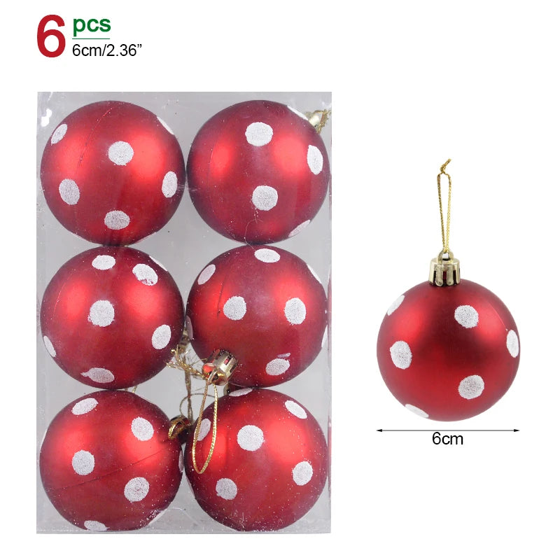 Caja con Bolas para Árbol de Navidad