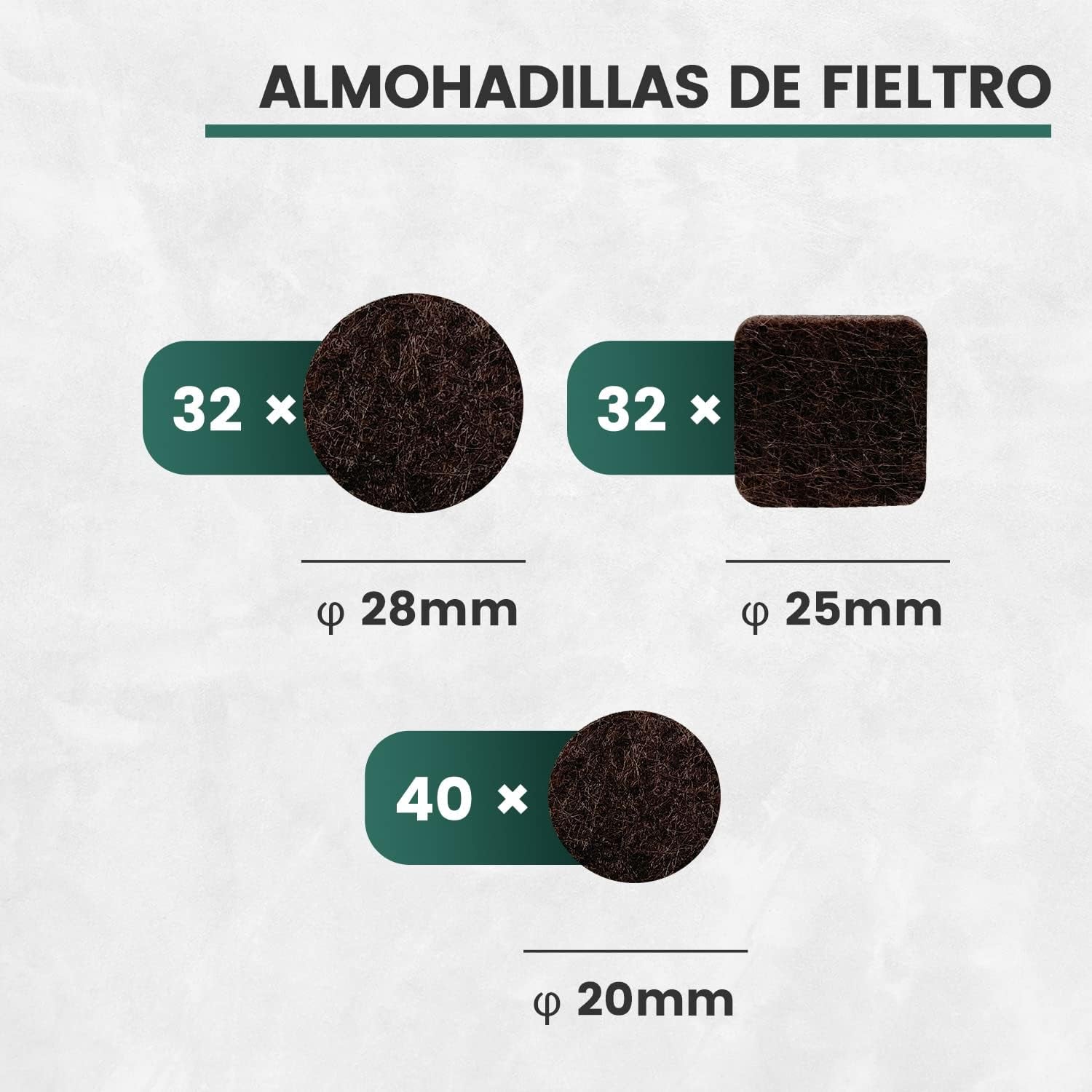 Set de 104 Patines Autoadhesivos Shinfly